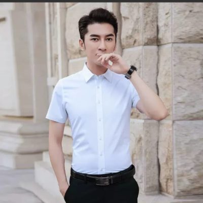 Chemise Classic manche courte - Blanc, L