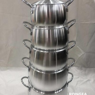 Aluminium cooking pot 5pcs
