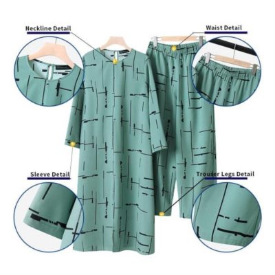 Ensemble Chic polyester - L, Jaune