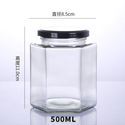 Pot en verre 500 ml carton de 100 pièces