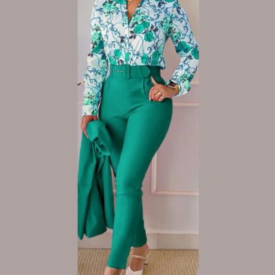 Ensemble class sans veste - bleu clair, S