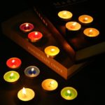 Bougie couleur paquet de 10