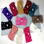 Bandeau perlé et strass