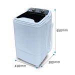 Mini machine à laver semi automatique 5 kg